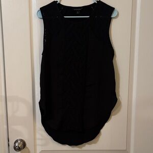 Banana Republic Black Sleeveless Blouse